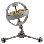 Gyroscope using gimbals for stand