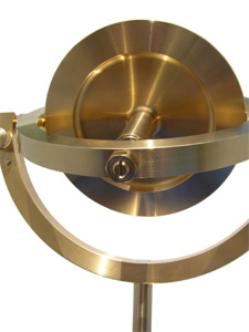Solid Brass Lecture Gyroscope