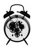 X-ray artwork of alarm clock