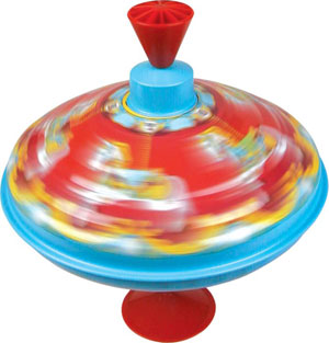 large victorian humming top
