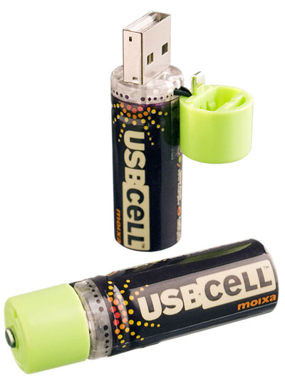 USB Cell - A battery with a USB connector (AA)