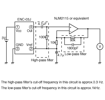Piezo Electric Gyro circuit