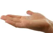 Can you see the Aerogel on the hand