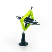 Deluxe toy gyroscope balancing on stand