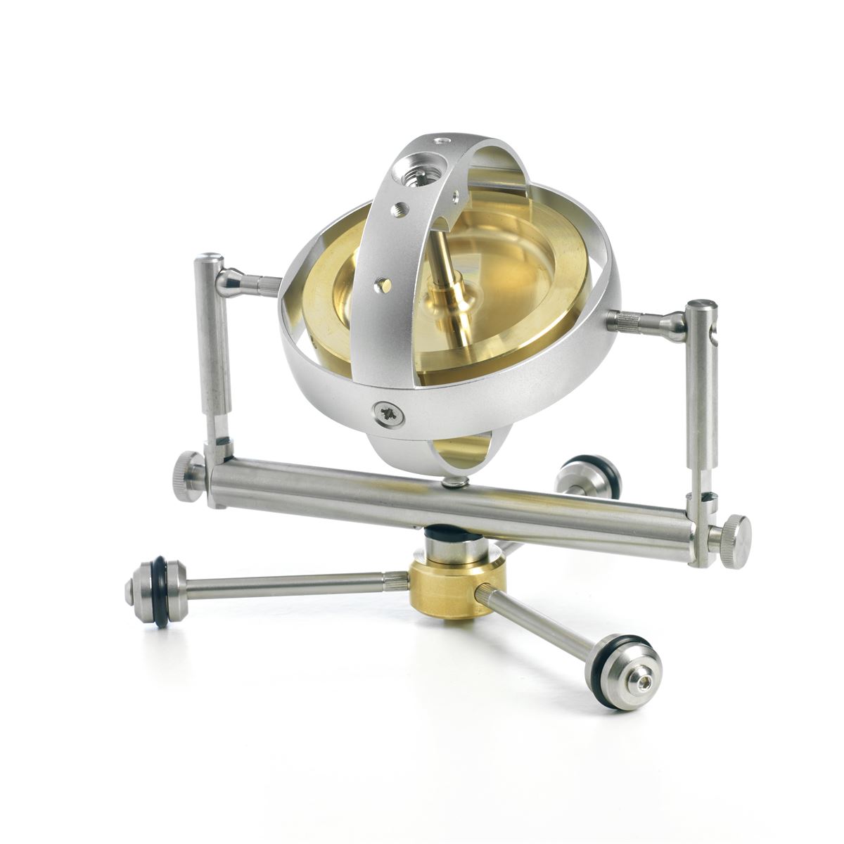 Super Precision Gyroscope - With free quickstart 12,000 rpm electric motor  starter, spinning top dynamically balanced toy (gimbal kit not included)