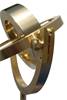 Close up of lecture gyroscope gimbals