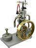 Single Cylinder Gas Powered Engine  Long Exhausts