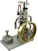 Single Cylinder Gas Powered Engine  Long Exhausts