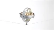 Super gyroscope balancing on string