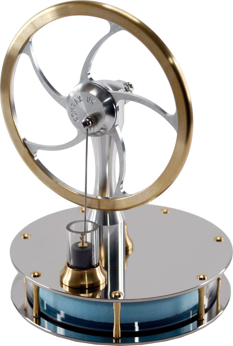 Precision Stirling Engine (SILVER ASSEMBLED) From