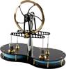Twin cylinder Stirling engine